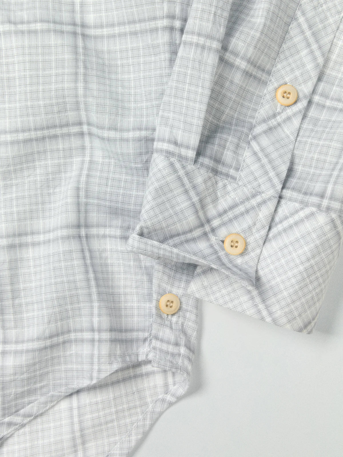 Old Time Wardrobe Wrinkled Shirt — Misty Gray