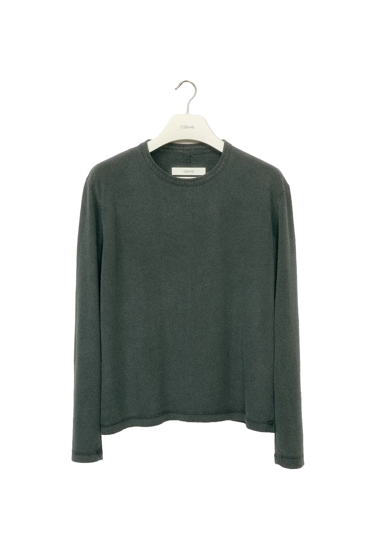 Old Time Wardrobe Cotton Long-Sleeve T-shirt — Charcoal Gray