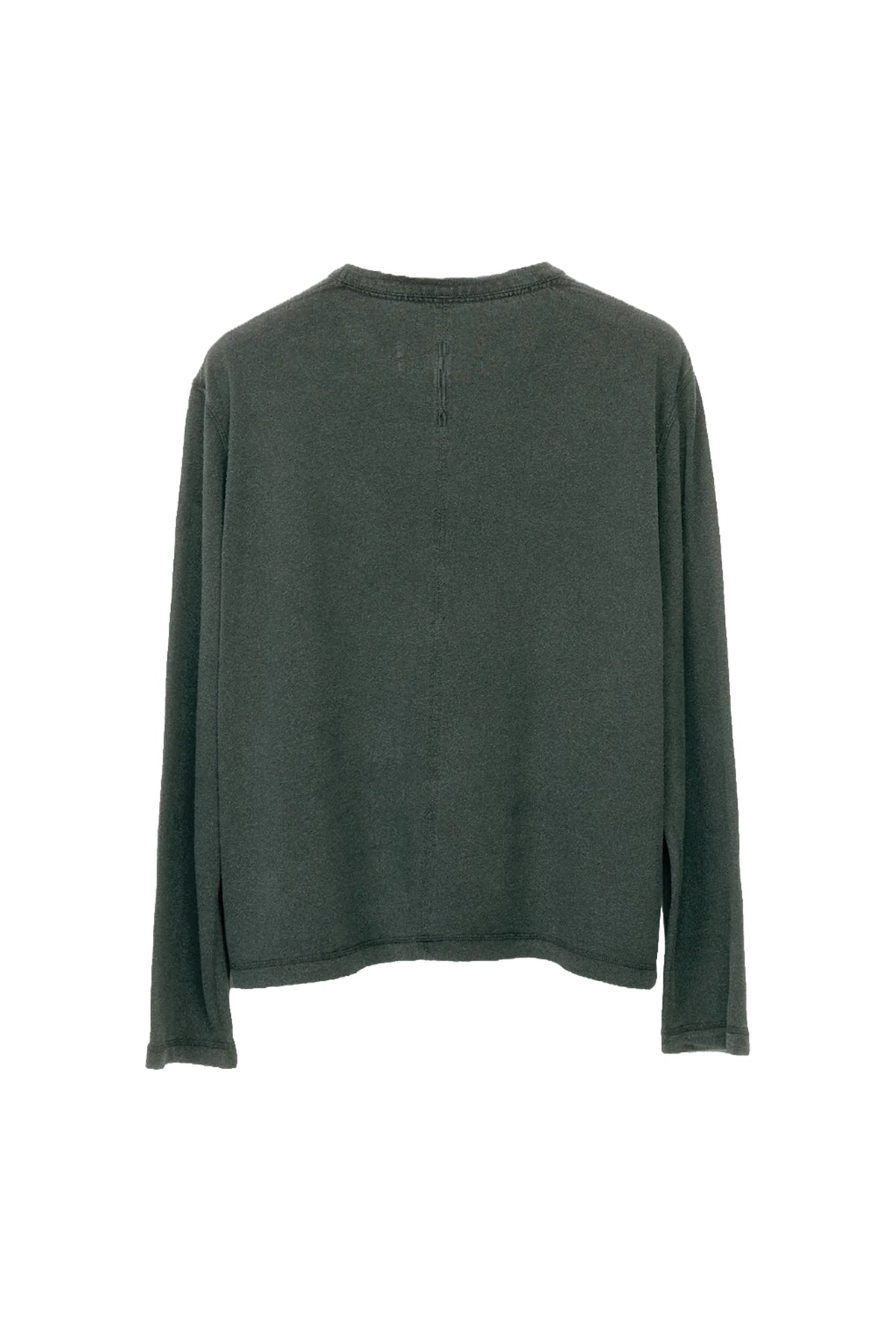 Old Time Wardrobe Cotton Long-Sleeve T-shirt — Charcoal Gray
