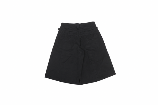 Poplin Pleated Shorts