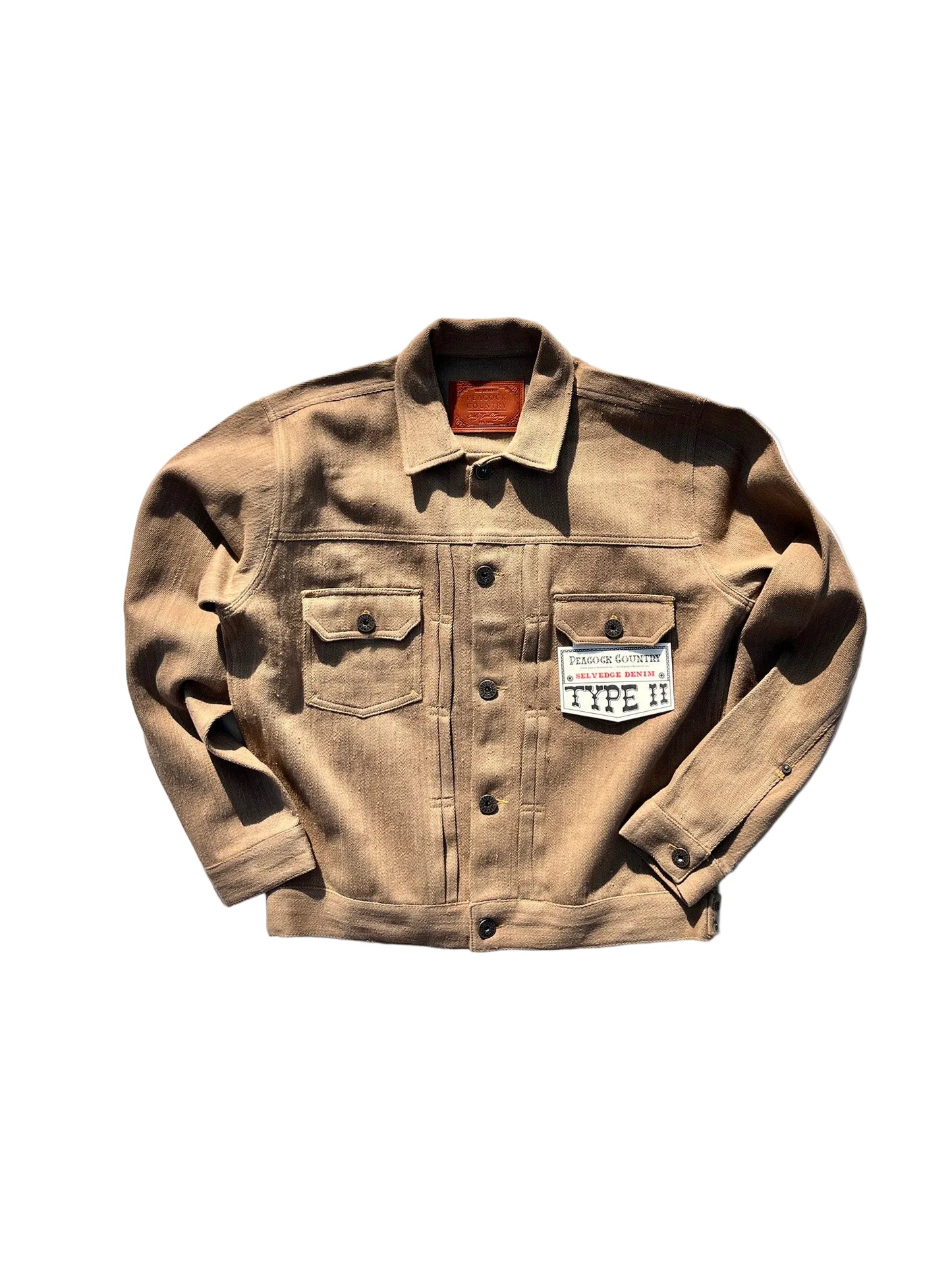 Sand Handwoven Denim Type 2 Jacket