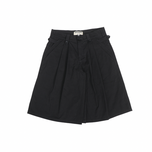 Poplin Pleated Shorts