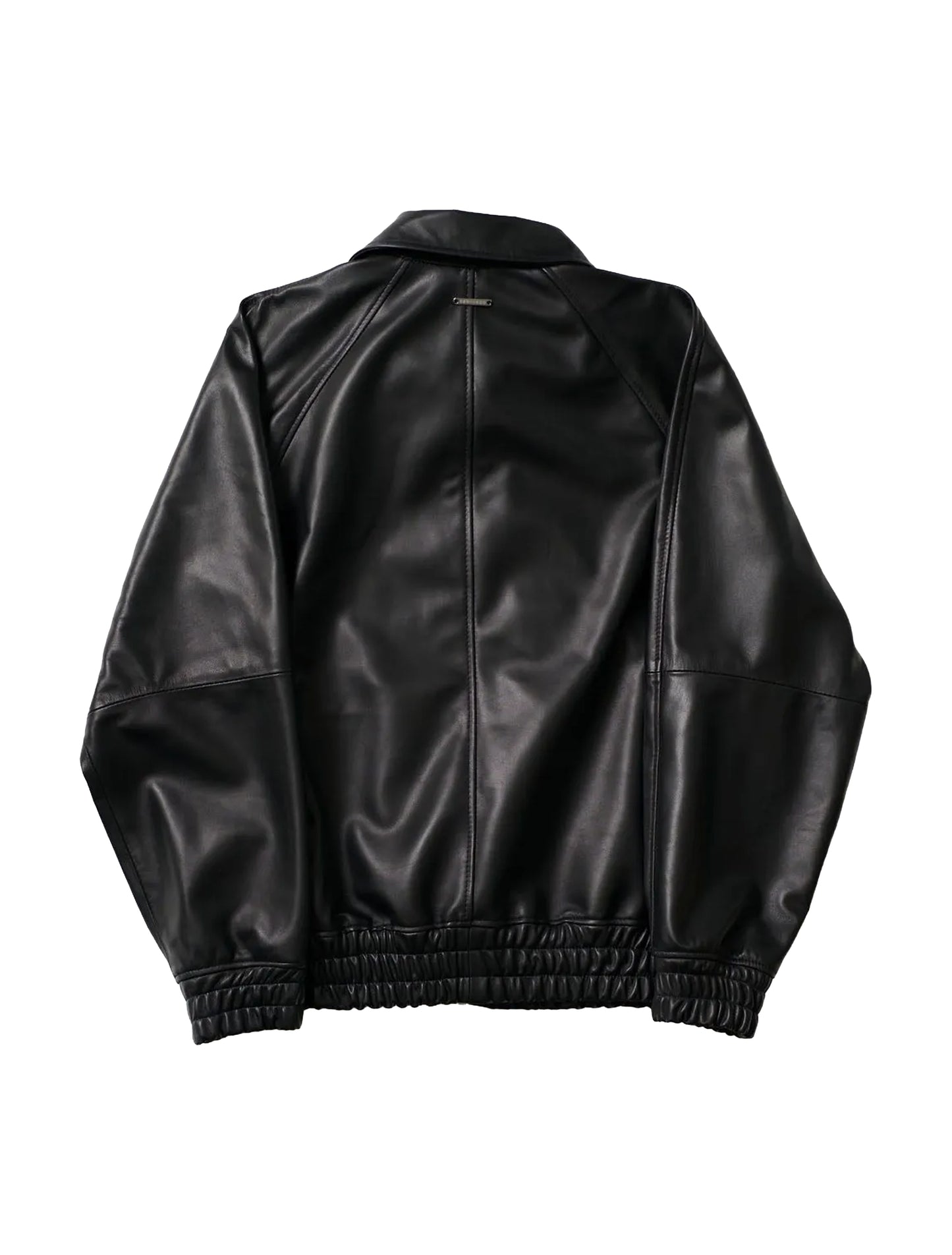 Black Nappa Track Jacket