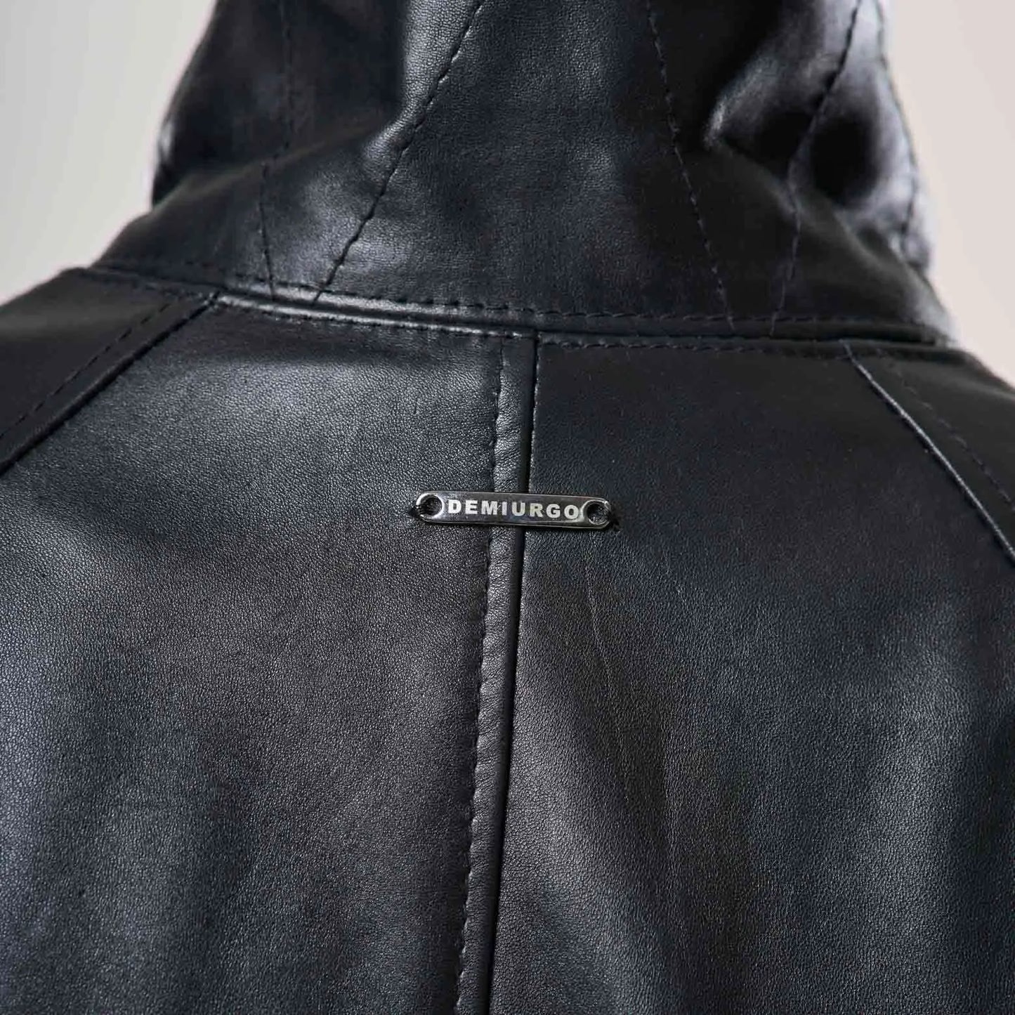 Black Nappa Track Jacket