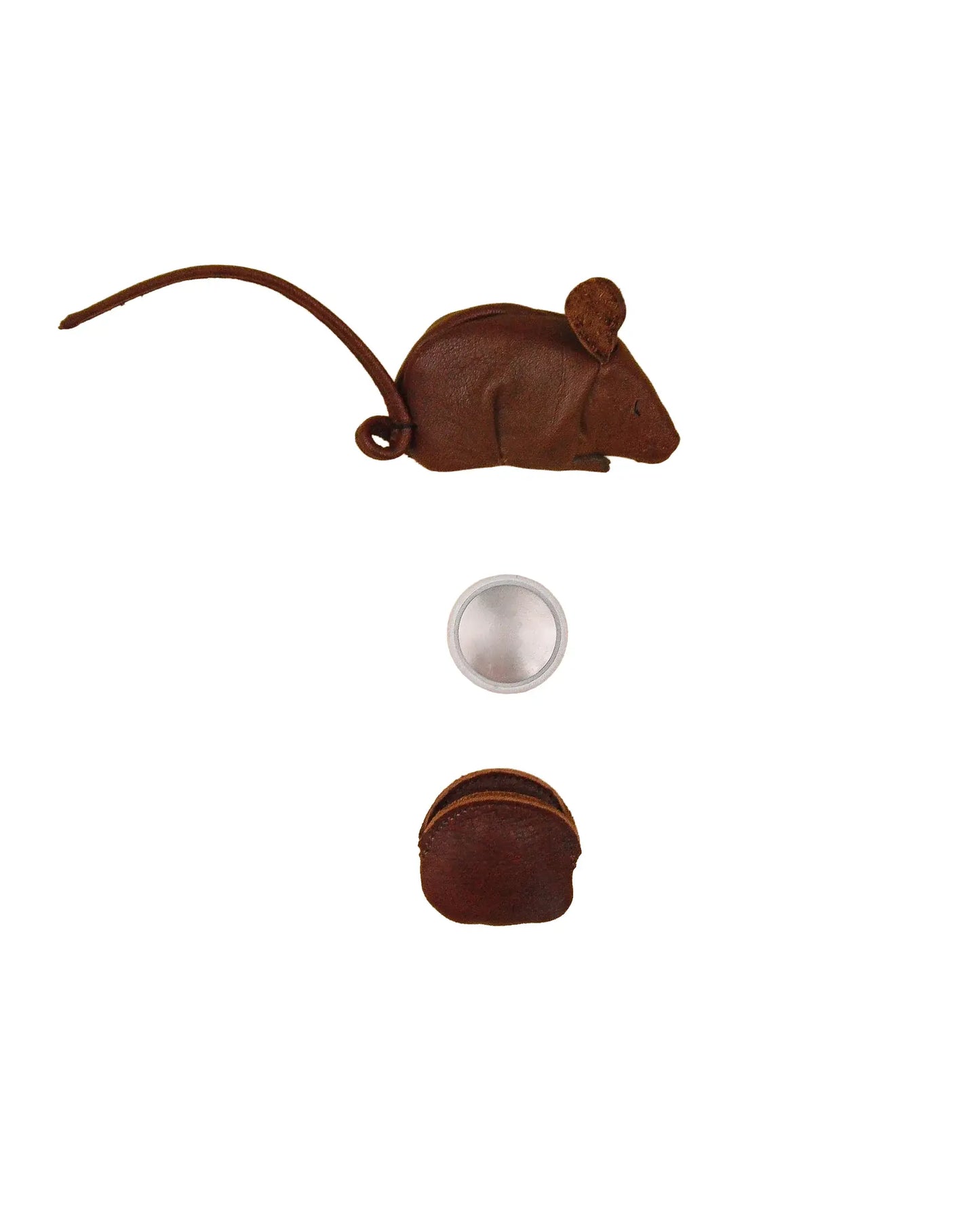 Deermouse Airtag Holder - Chestnut