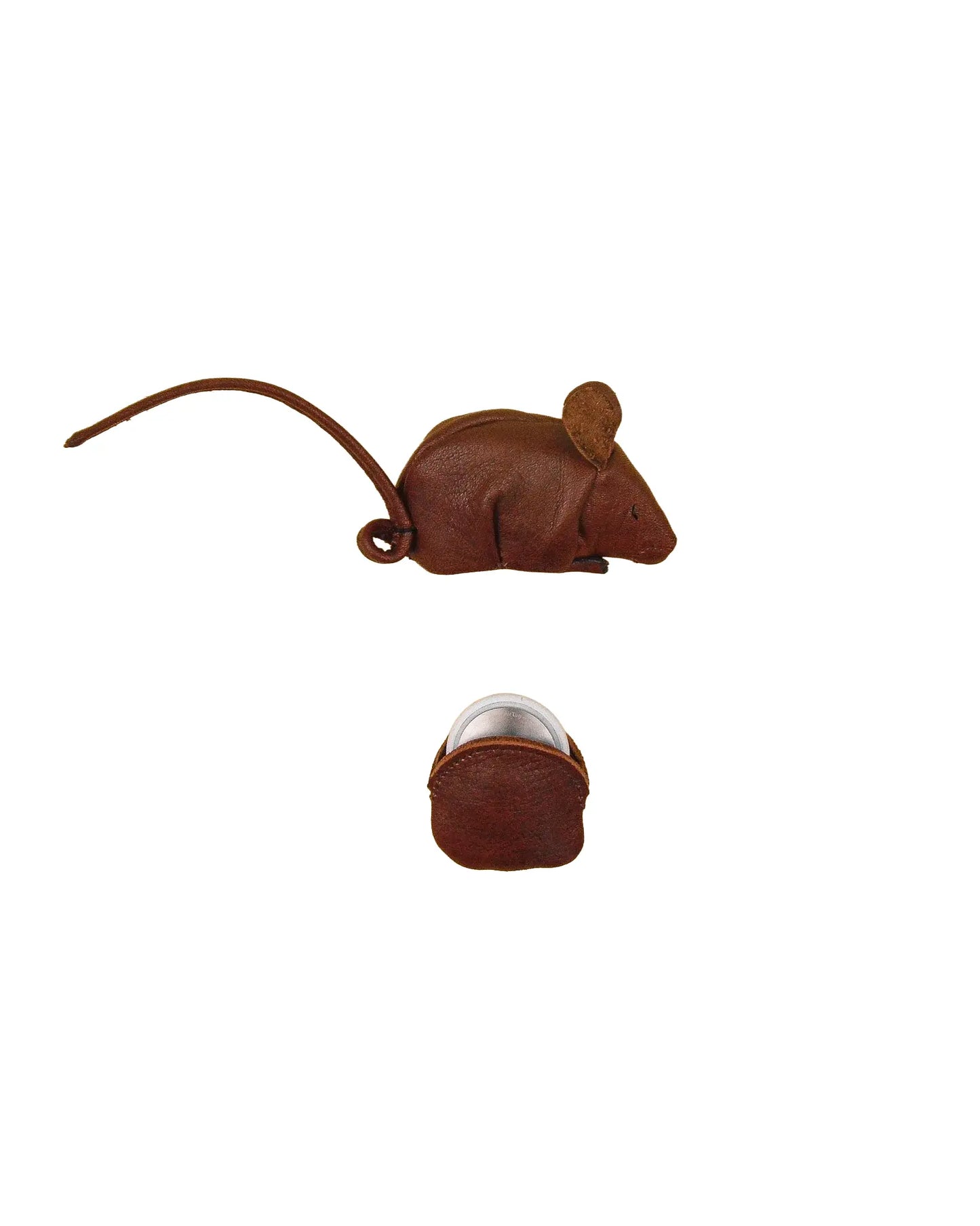 Deermouse Airtag Holder - Chestnut