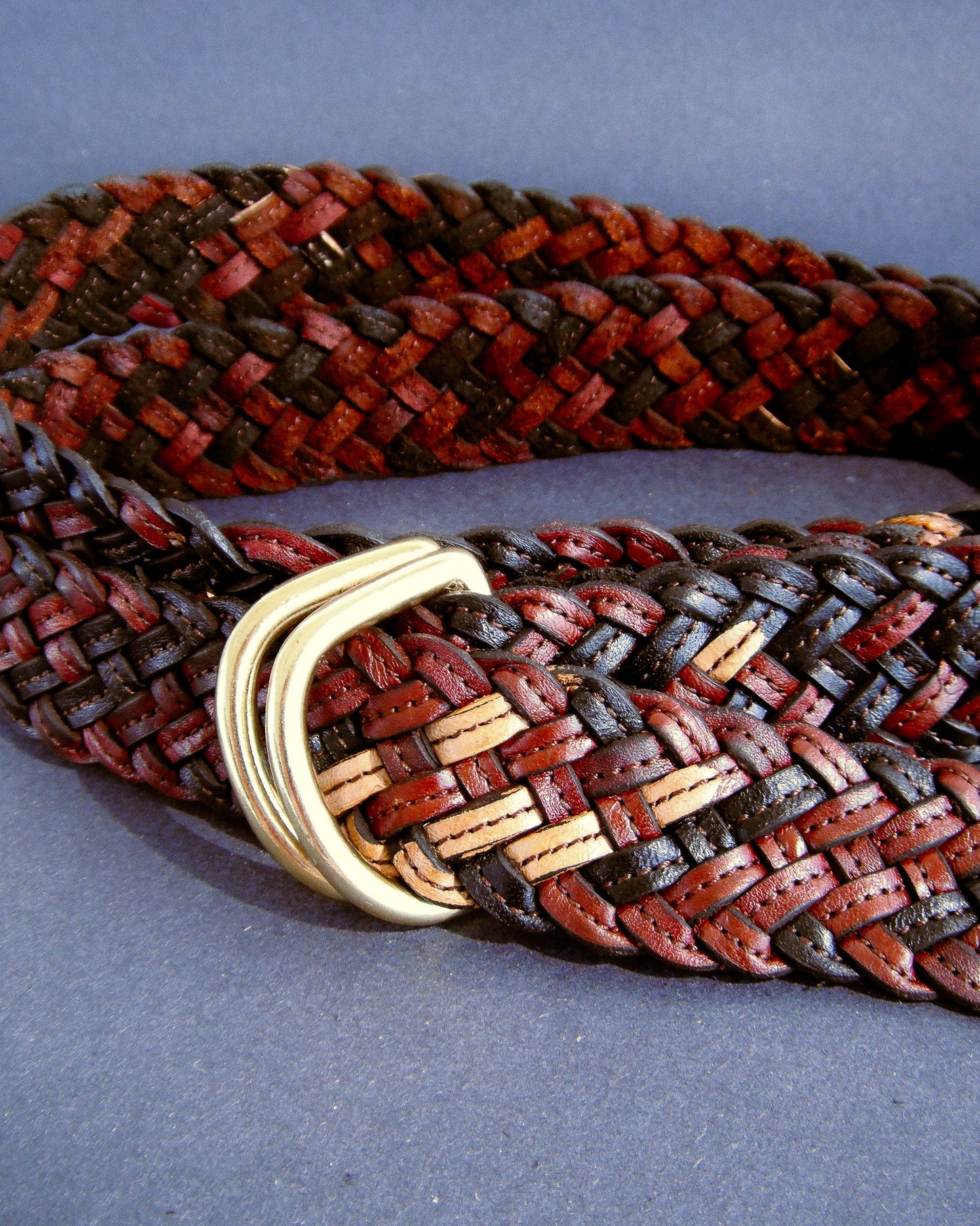 8 Strand Spliced & Woven Belt - Sparrow