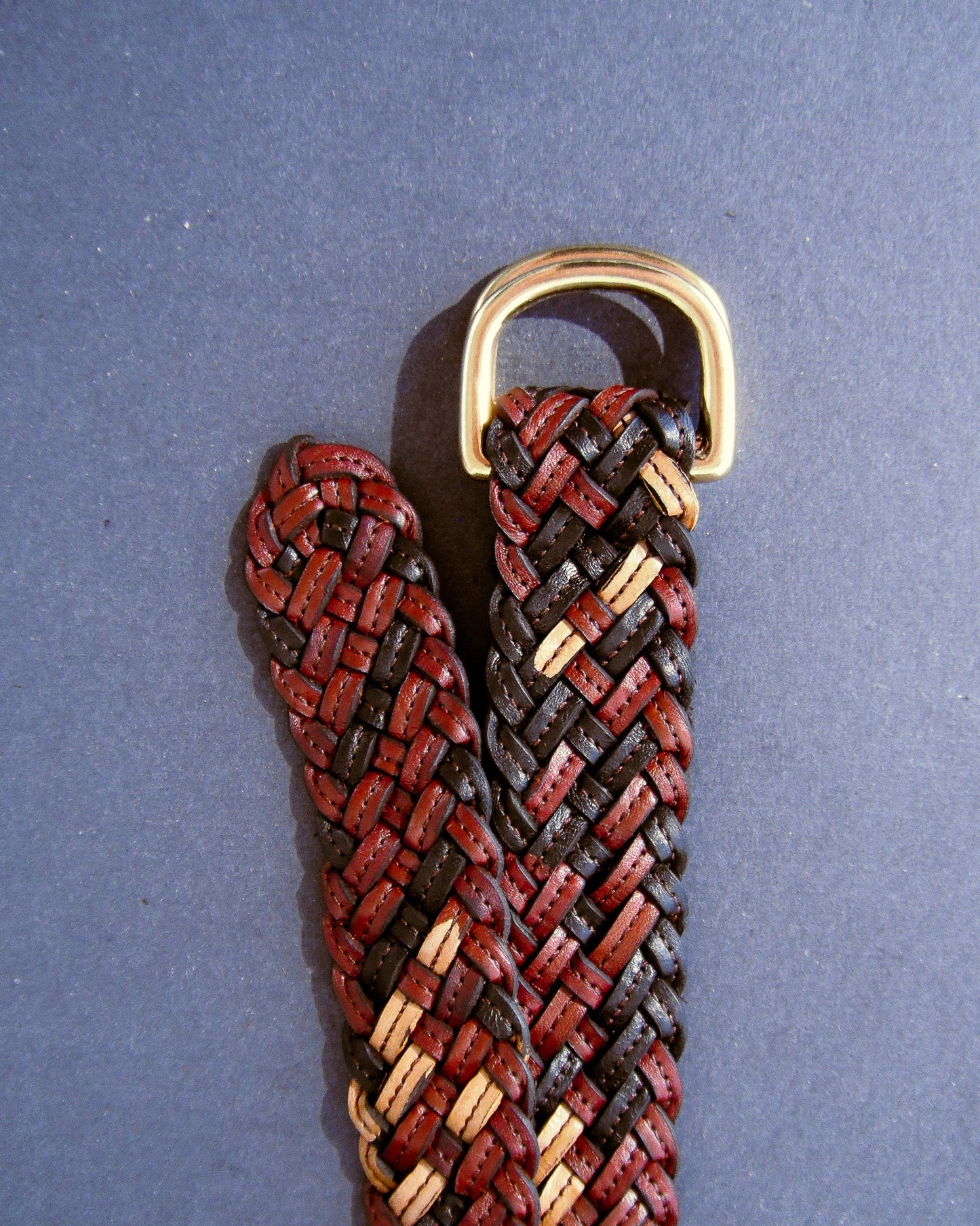 8 Strand Spliced & Woven Belt - Sparrow