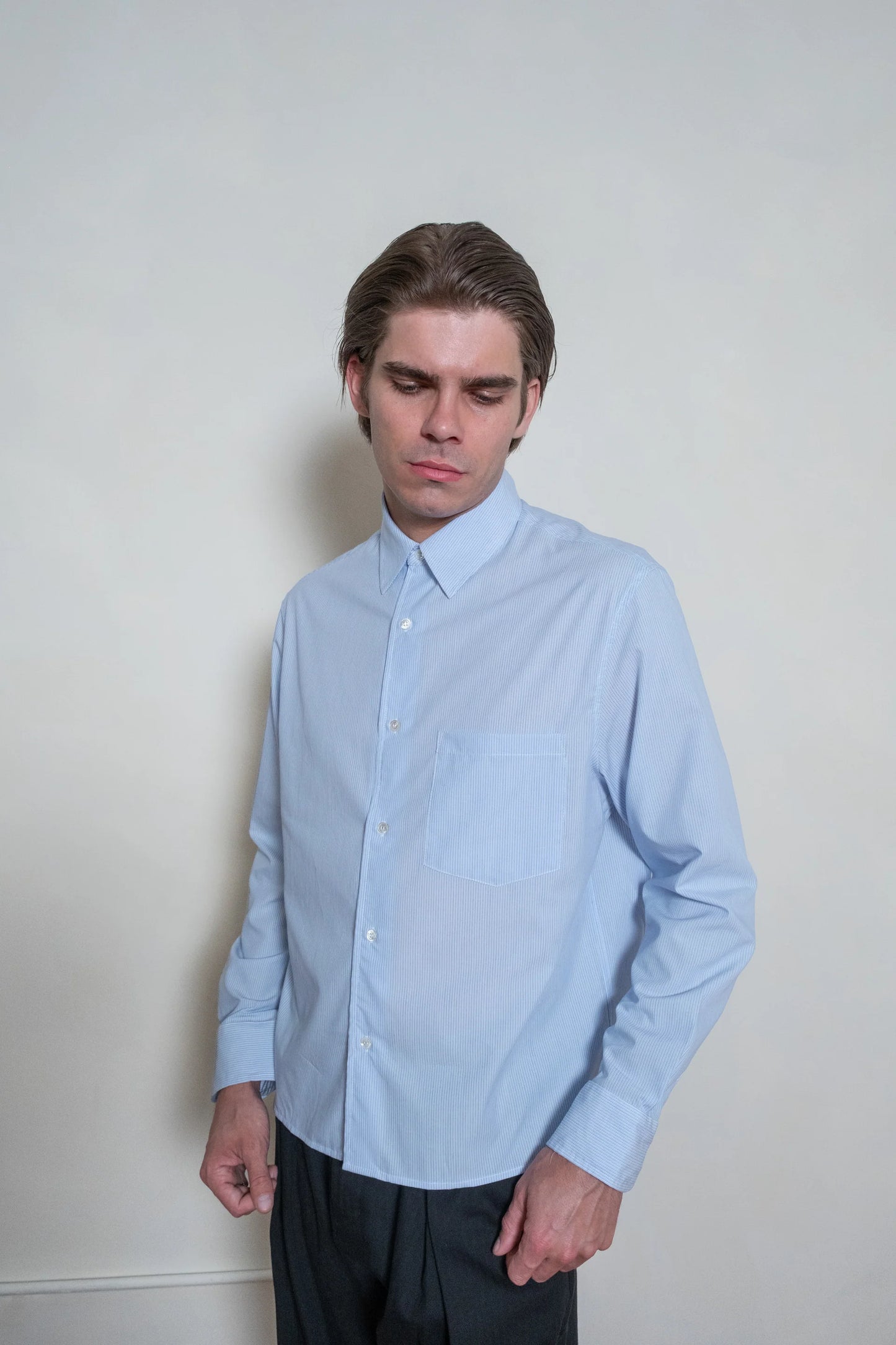 The Patrick Shirt - Blue and White