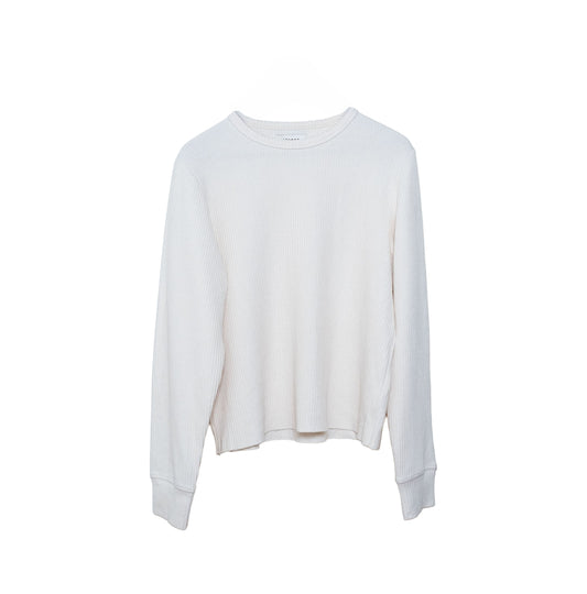 The Tom Rib Knit Thermal - Ivory
