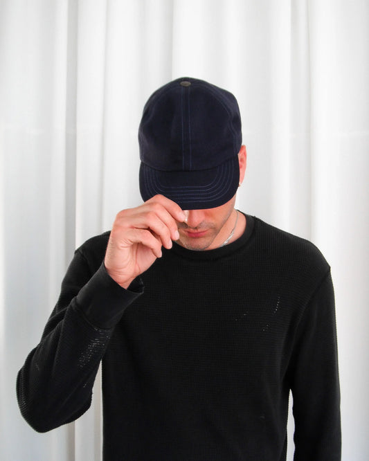 Merino Cap - Navy