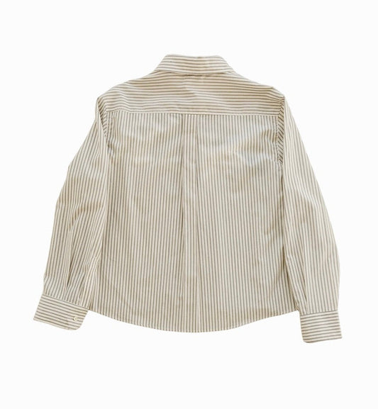 The Patrick Shirt - Cream/Taupe