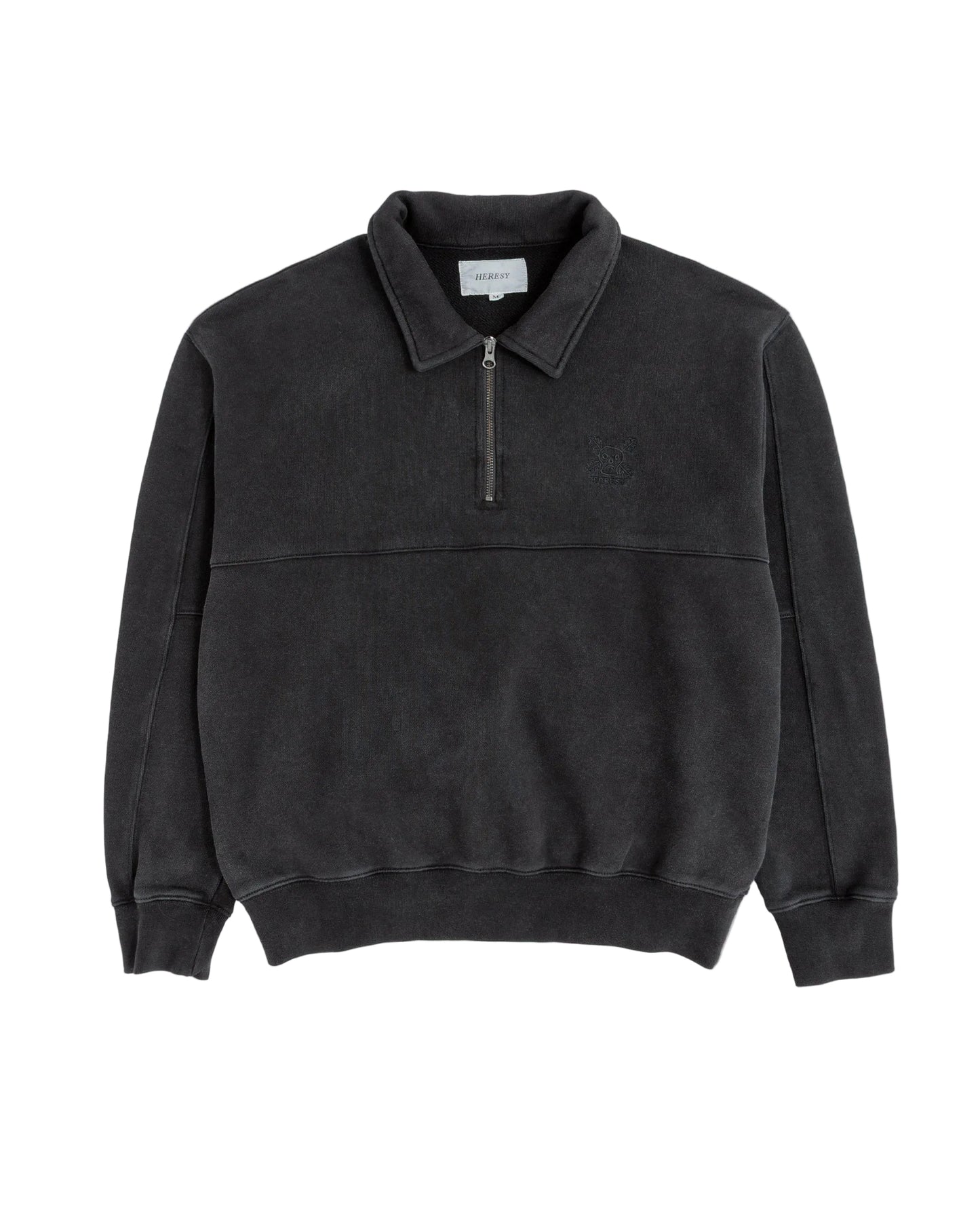 Green Man 1/4 Zip - Ash
