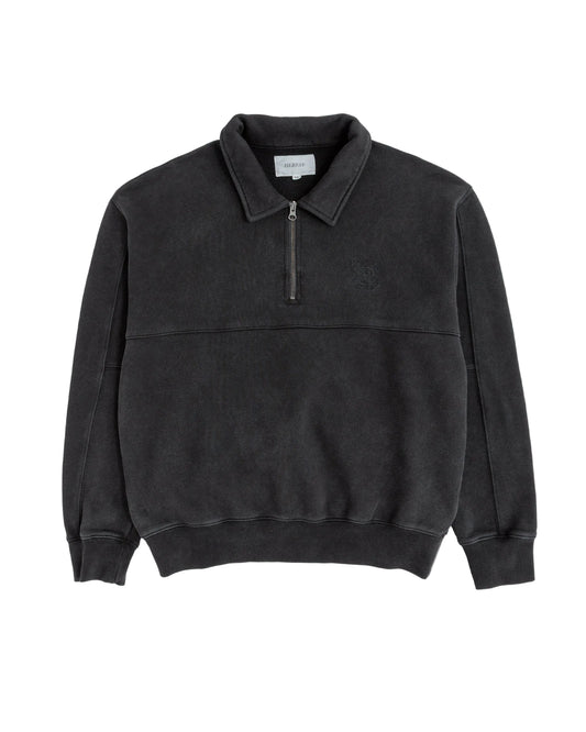 Green Man 1/4 Zip - Ash