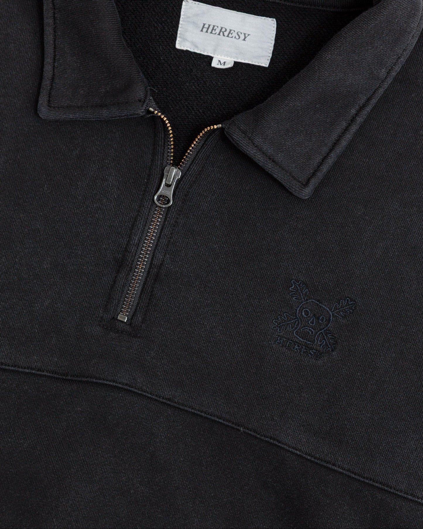 Green Man 1/4 Zip - Ash