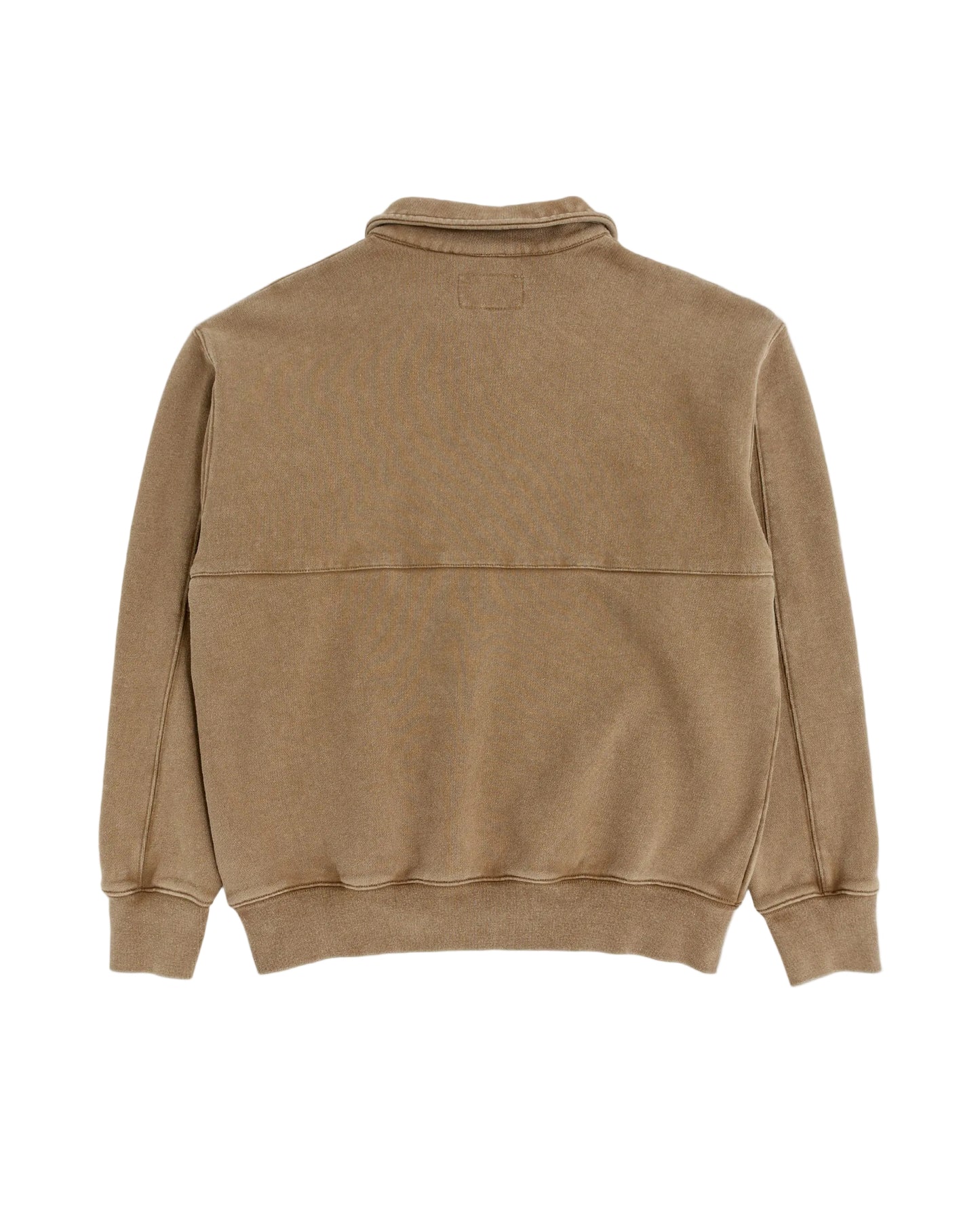 Green Man 1/4 Zip - Biscuit