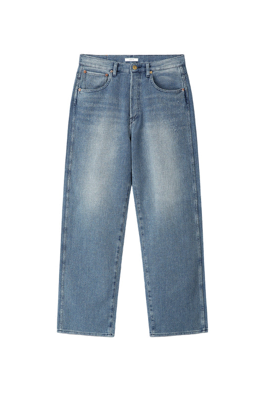 Sashiko Pants - Light Faded