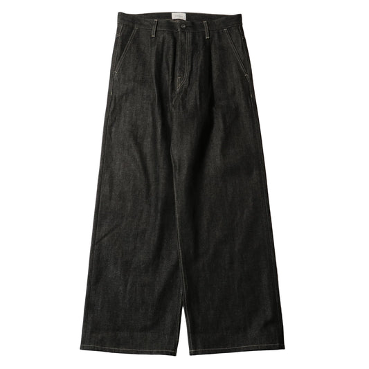 Rigid Denim Selvedge Jeans - Black