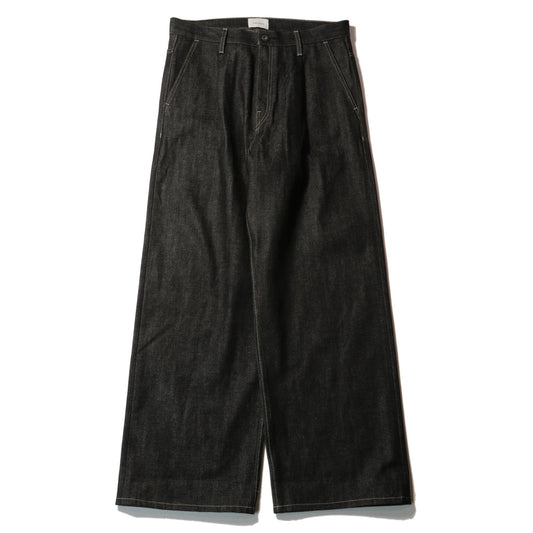Wide Selvedge Denim - Rigid Denim/Black