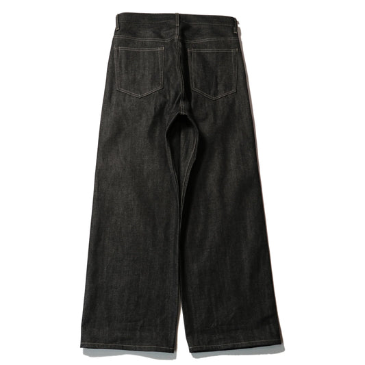 Wide Selvedge Denim - Rigid Denim/Black