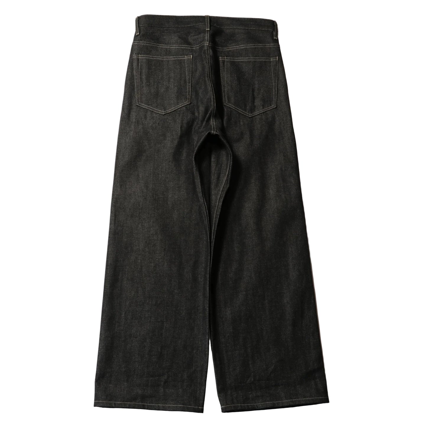 Rigid Denim Selvedge Jeans - Black