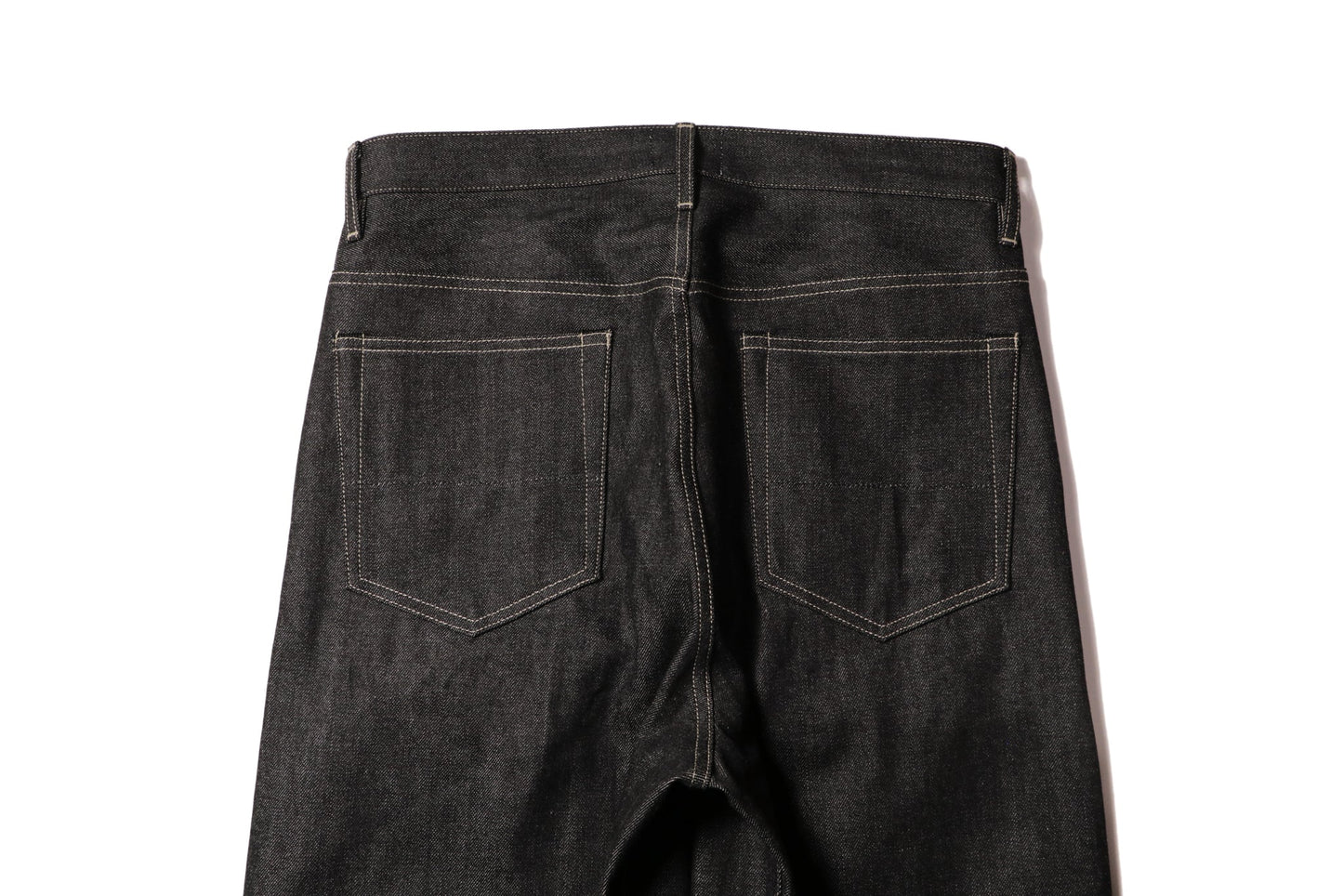 Wide Selvedge Denim - Rigid Denim/Black