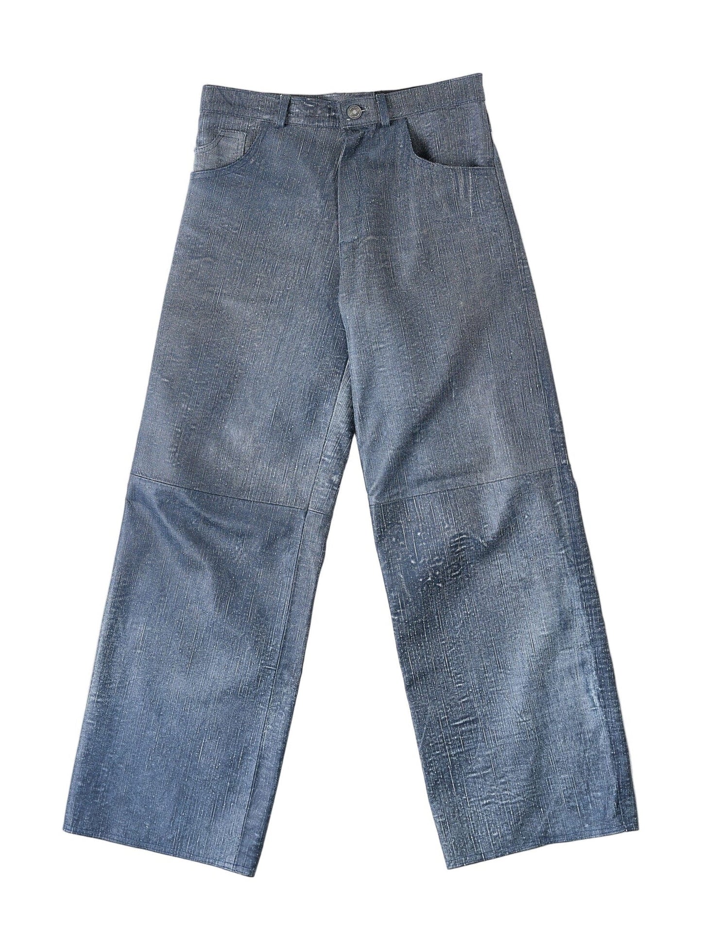 Rebel Blue Leather Denim