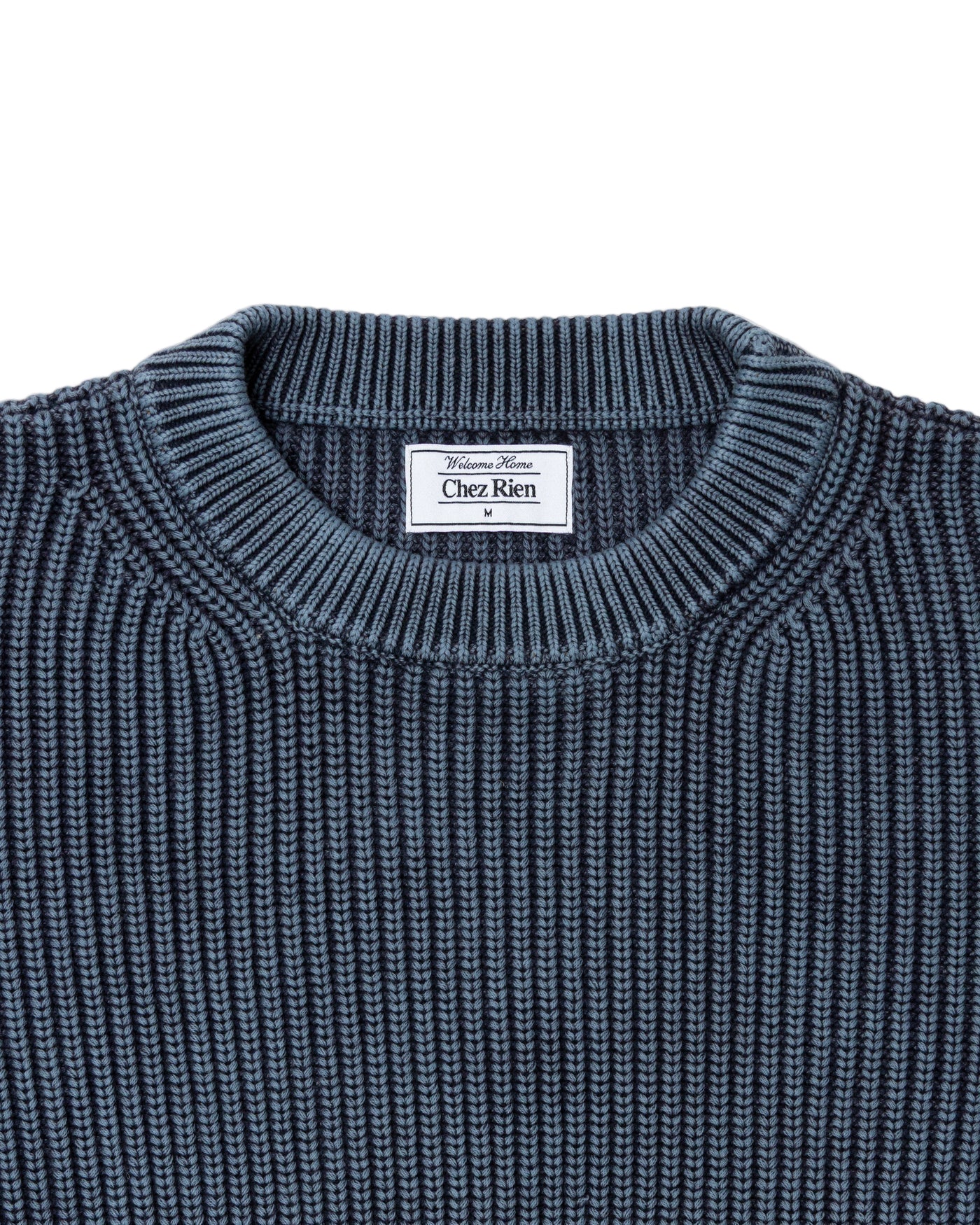 Heavy Shaker Sweater - Navy