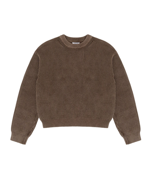 Heavy Shaker Sweater - Mocha
