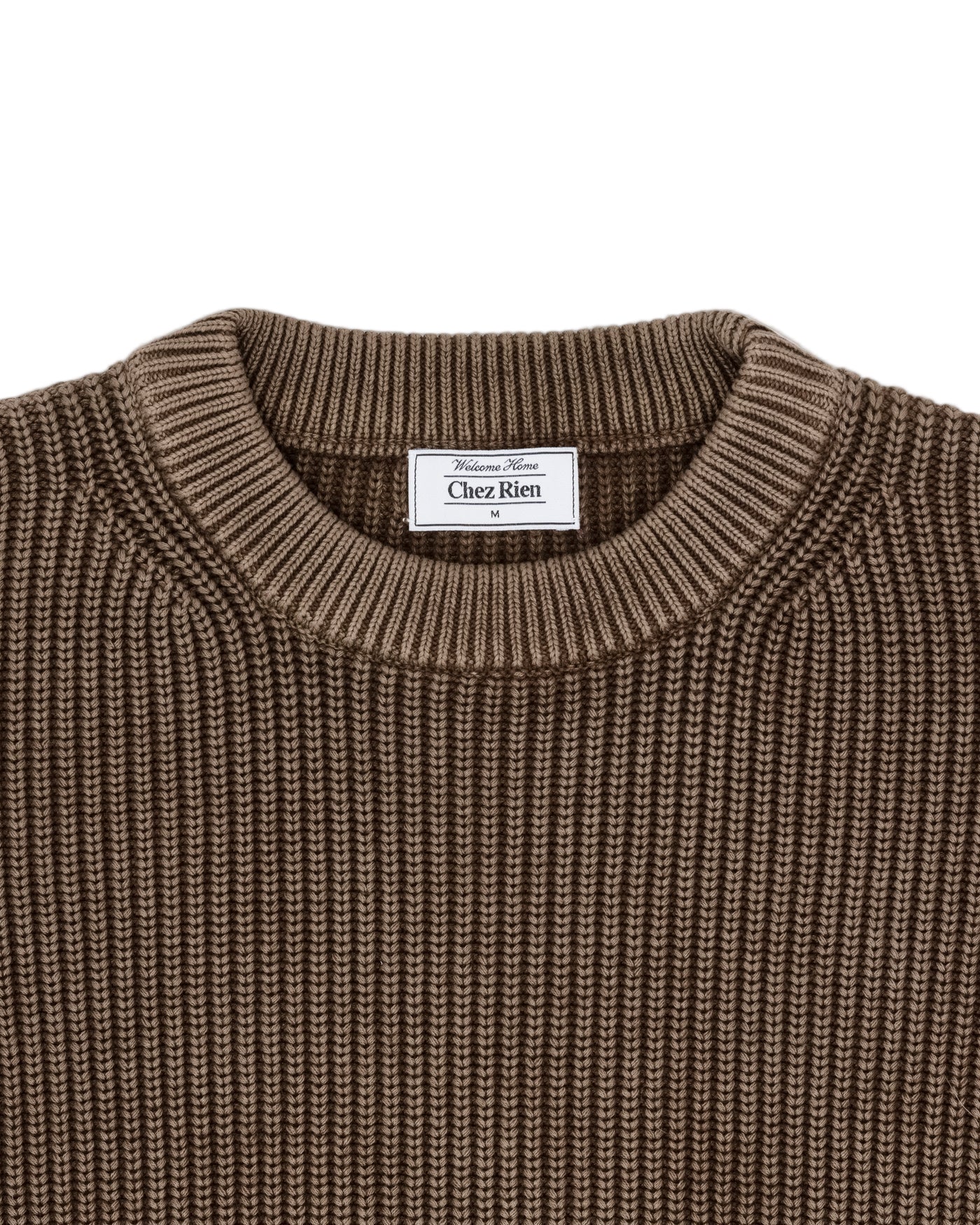 Heavy Shaker Sweater - Mocha