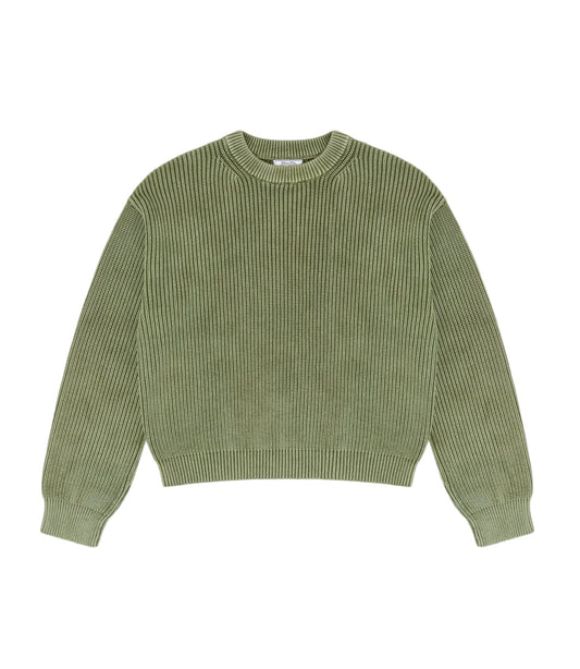 Heavy Shaker Sweater - Olive