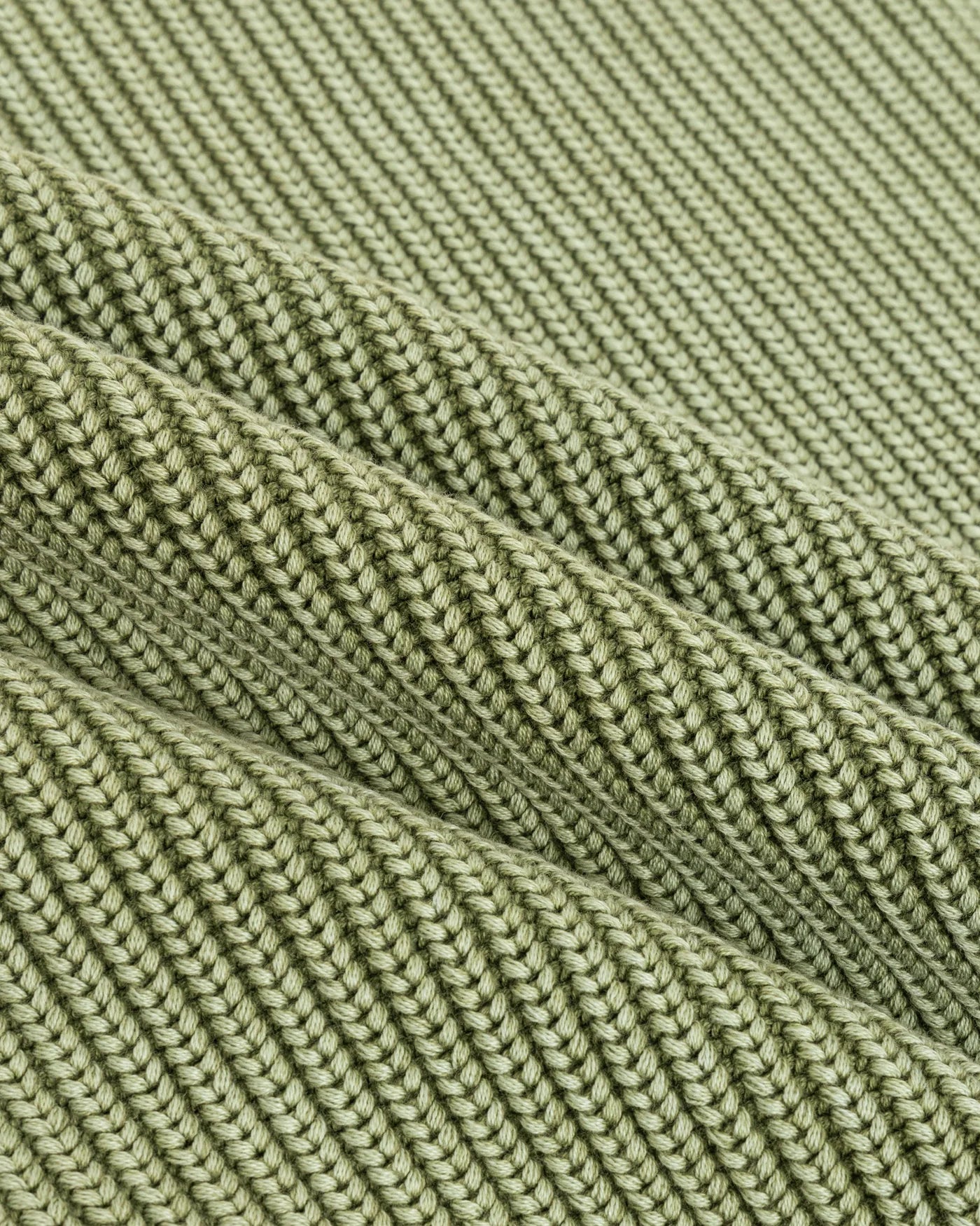 Heavy Shaker Sweater - Olive