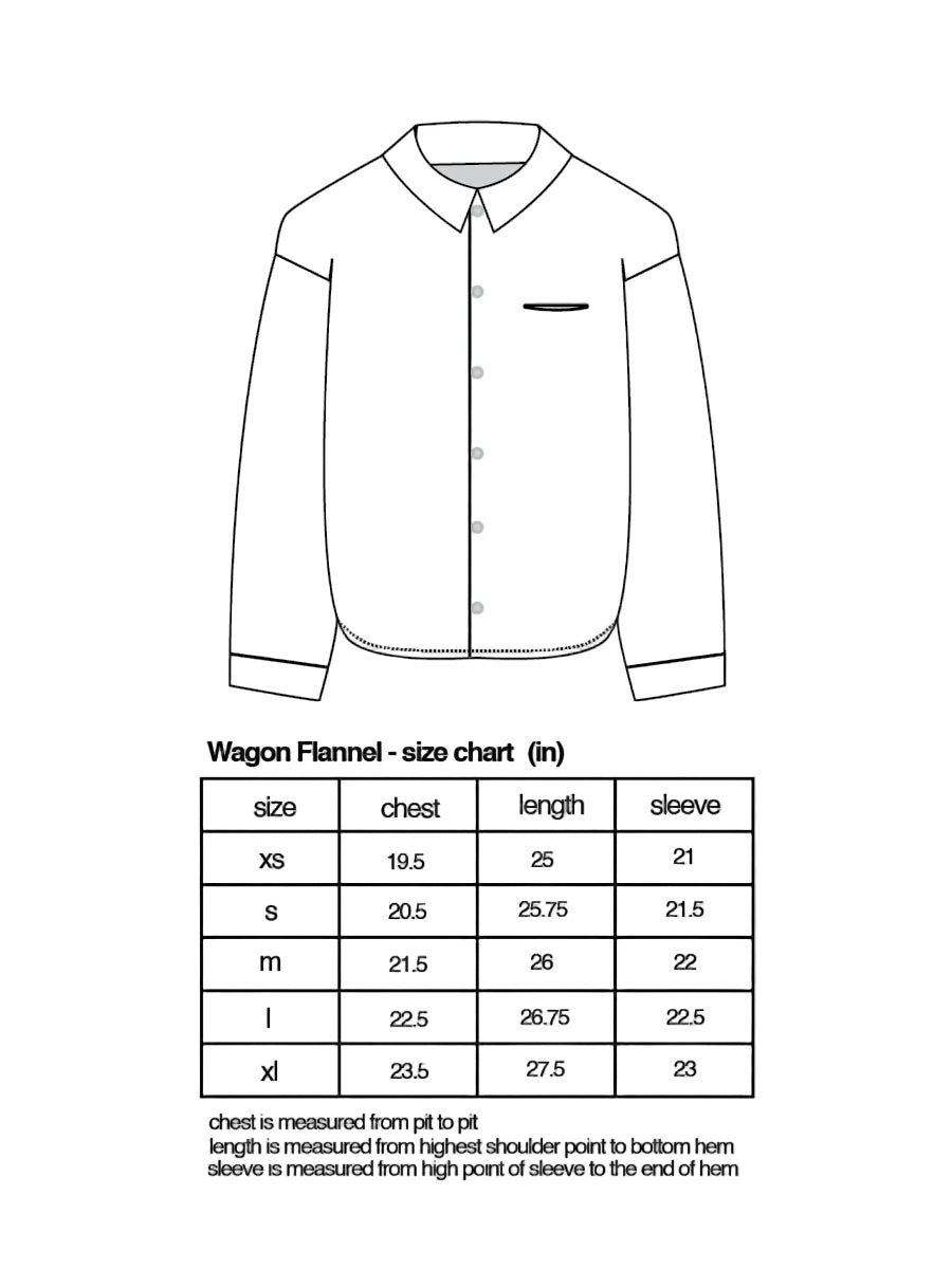 Wagon Flannel - Cedar