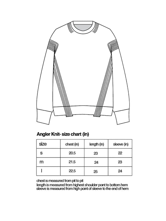 Angler Knit - Dark Gary
