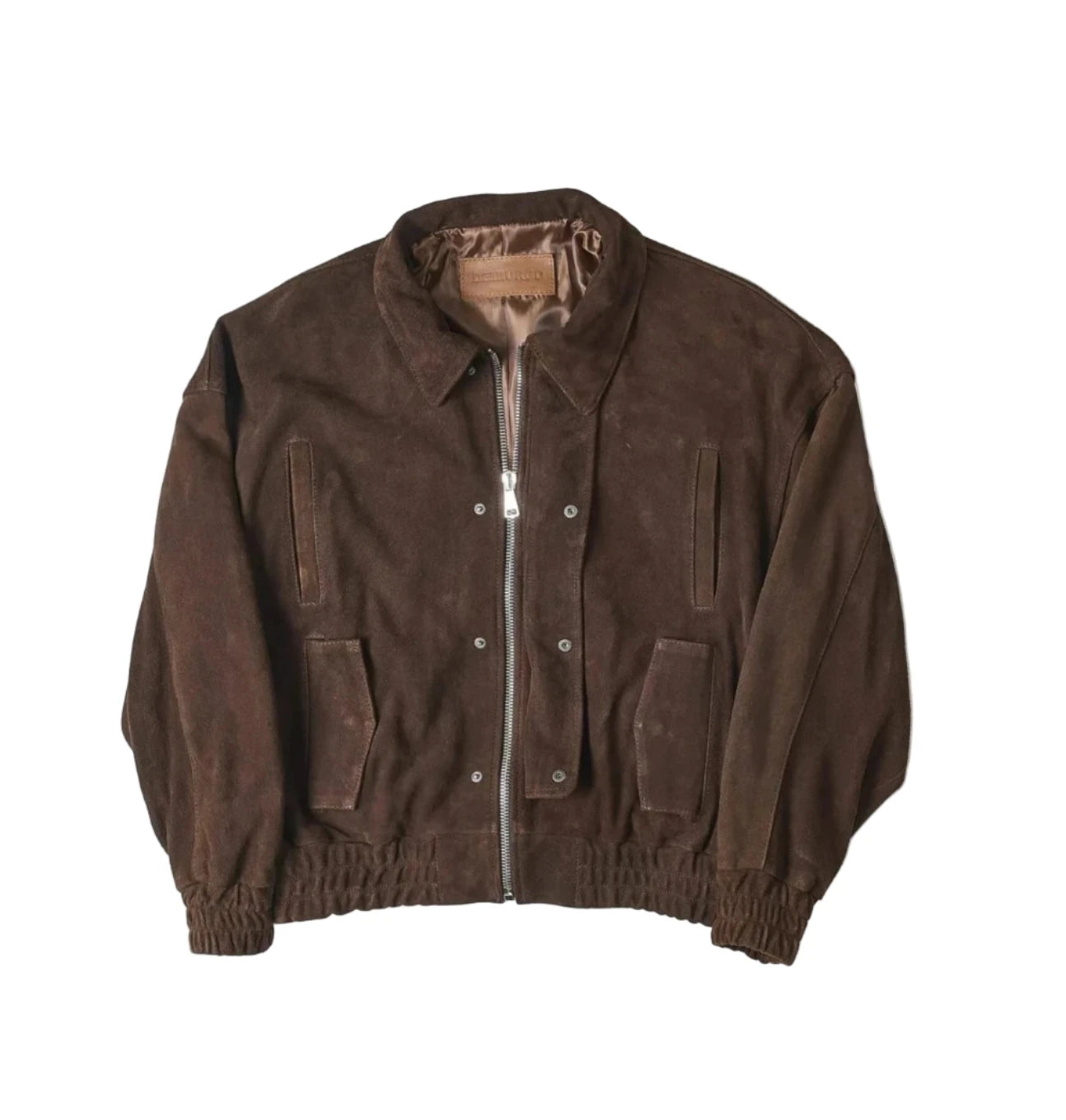 RAAS Brown Suede Bomber