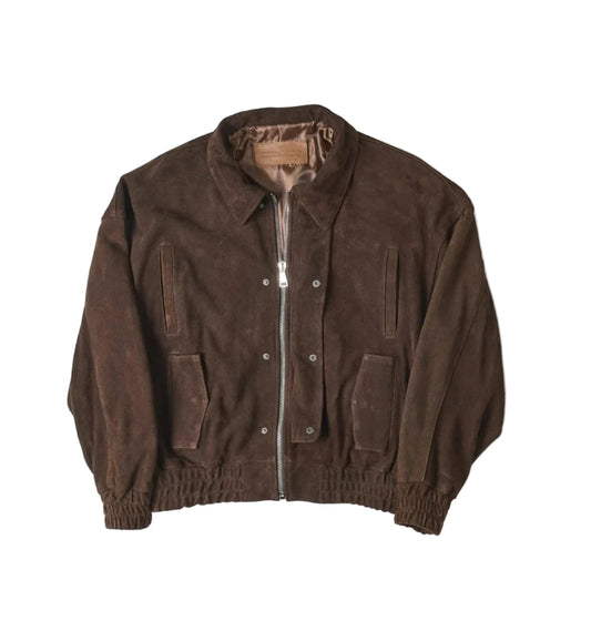 RAAS Brown Suede Bomber