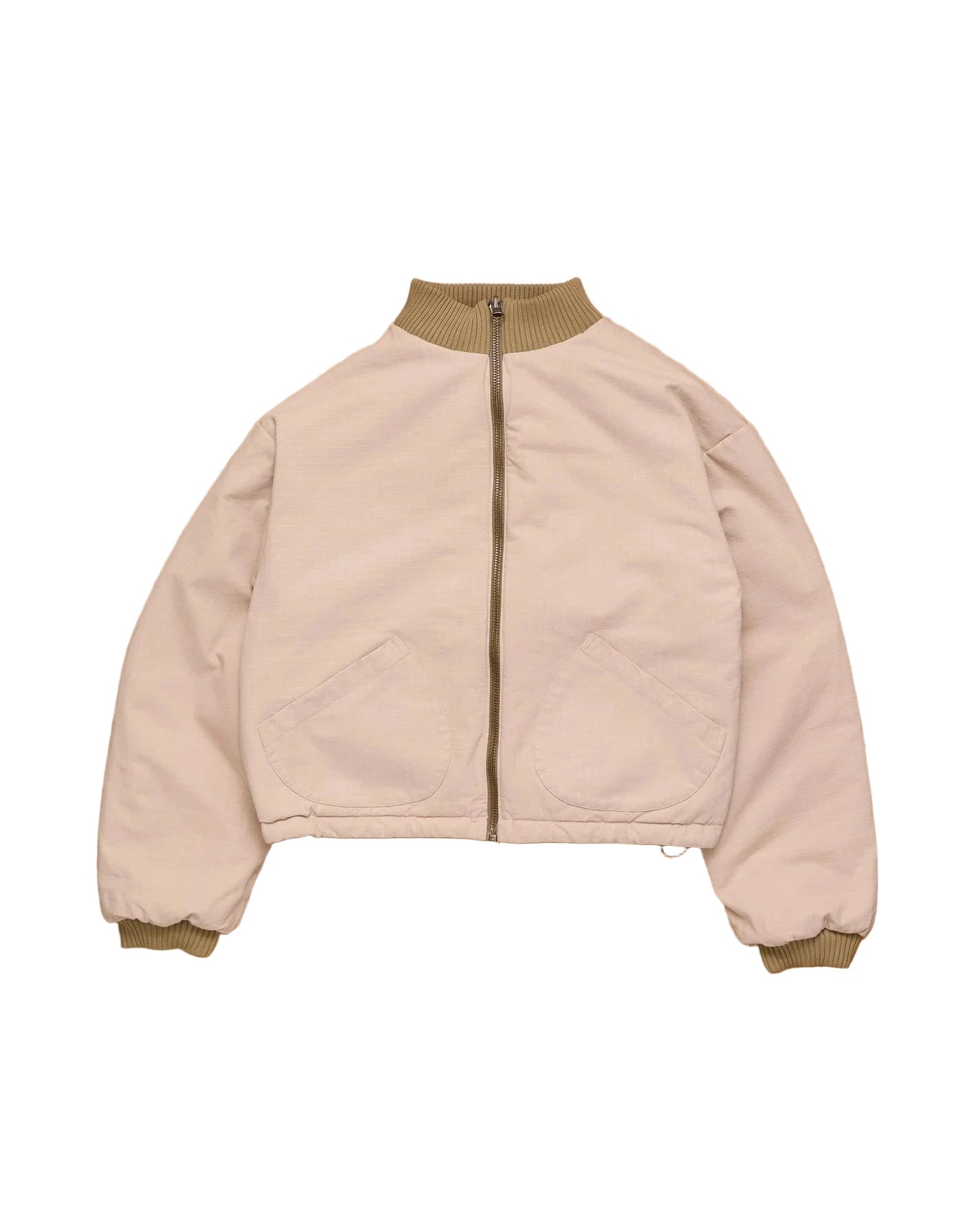 Reversible Ripstop Bomber - Beige