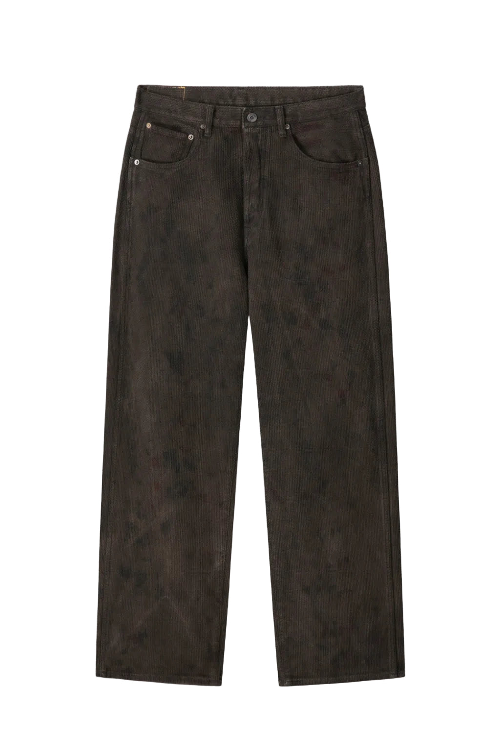 Sashiko Pant — Natural Overdyed Kakishibu