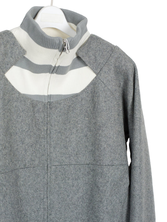 U-line Striped Wool Jacket