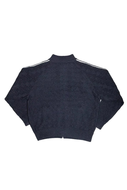 Knitted Training Jacket - Fade Black