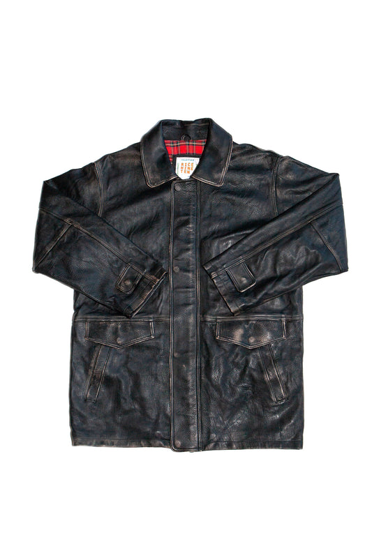 Dad's Leather Half Coat