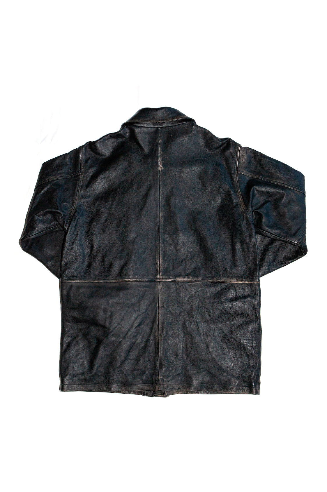 Dad's Leather Half Coat
