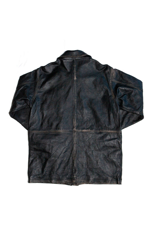 Dad's Leather Half Coat