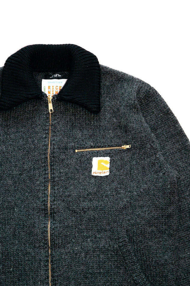 Home Made Knitting Detroit Jacket — Dark Gray