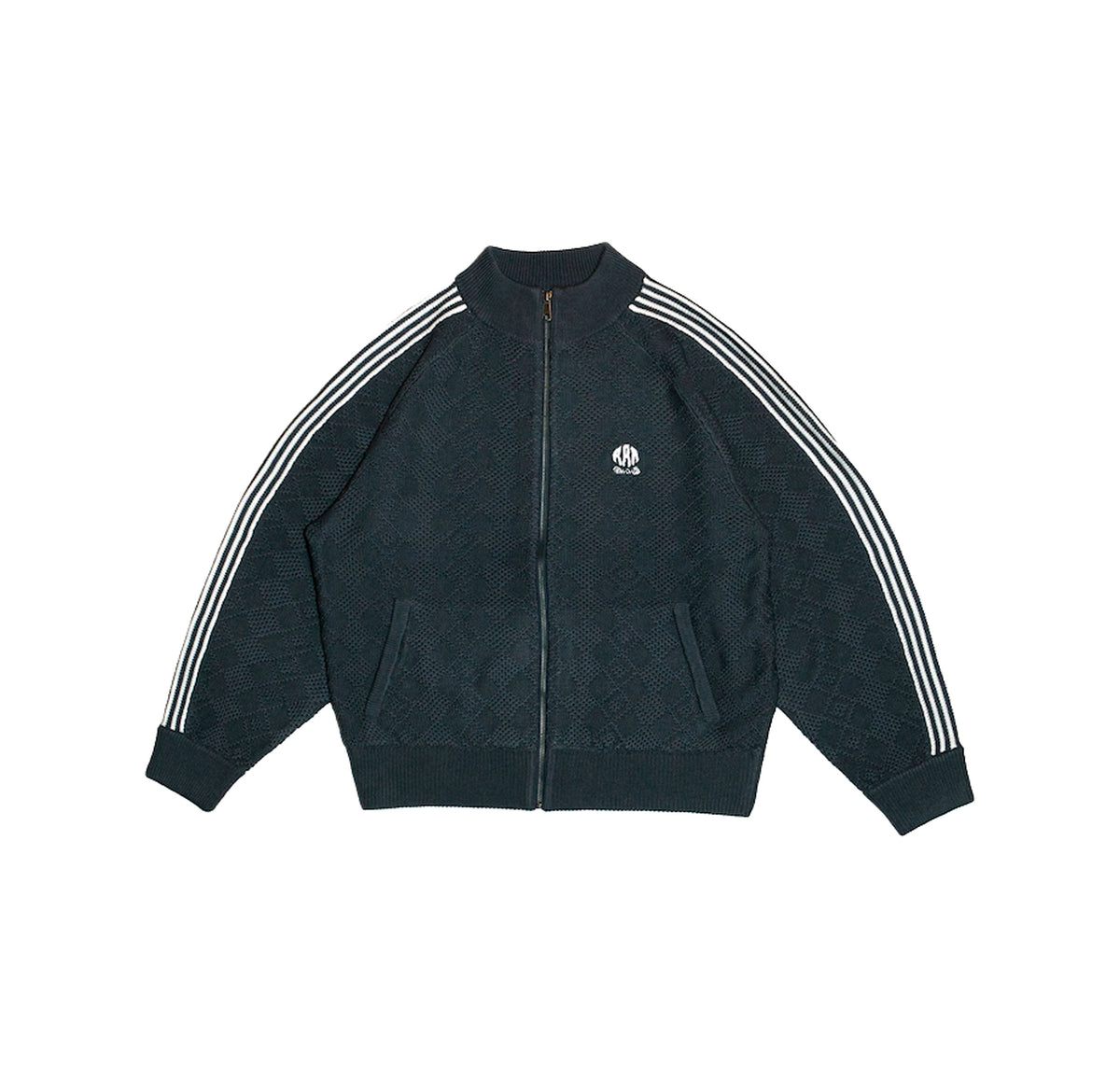 Knitted Training Jacket — Dark Gray