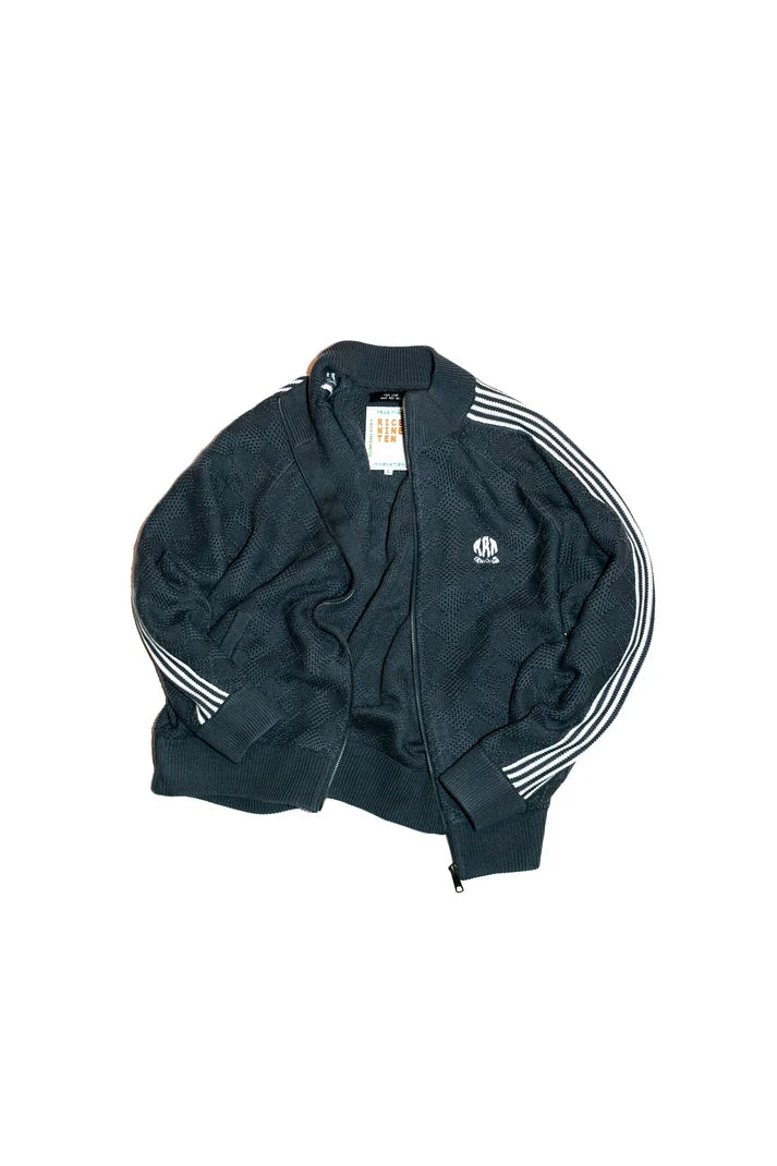 Knitted Training Jacket — Dark Gray