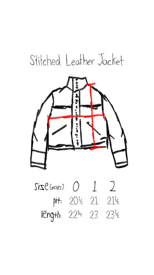 Stitched Leather Jacket