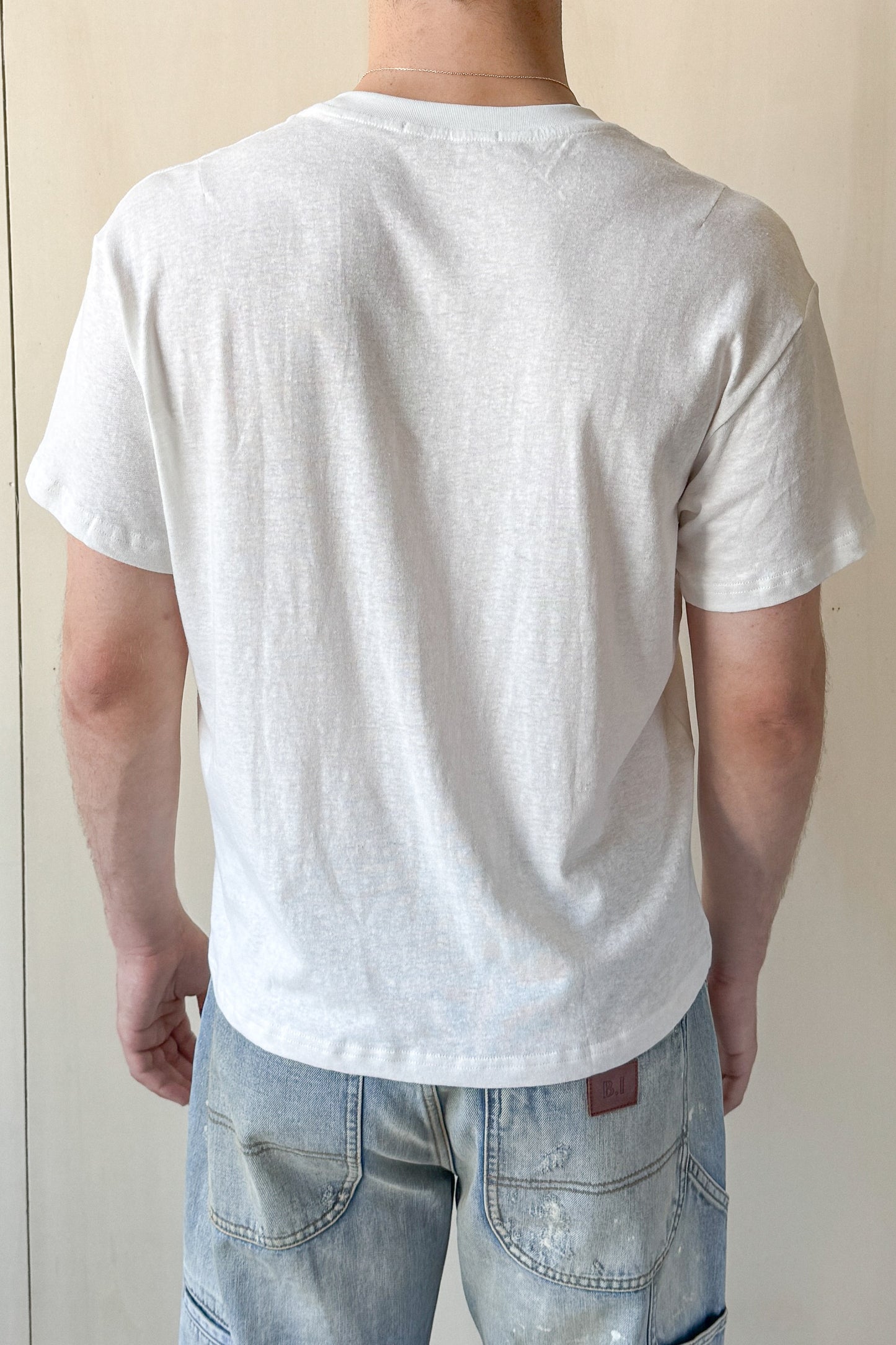 Linen T-shirt - White