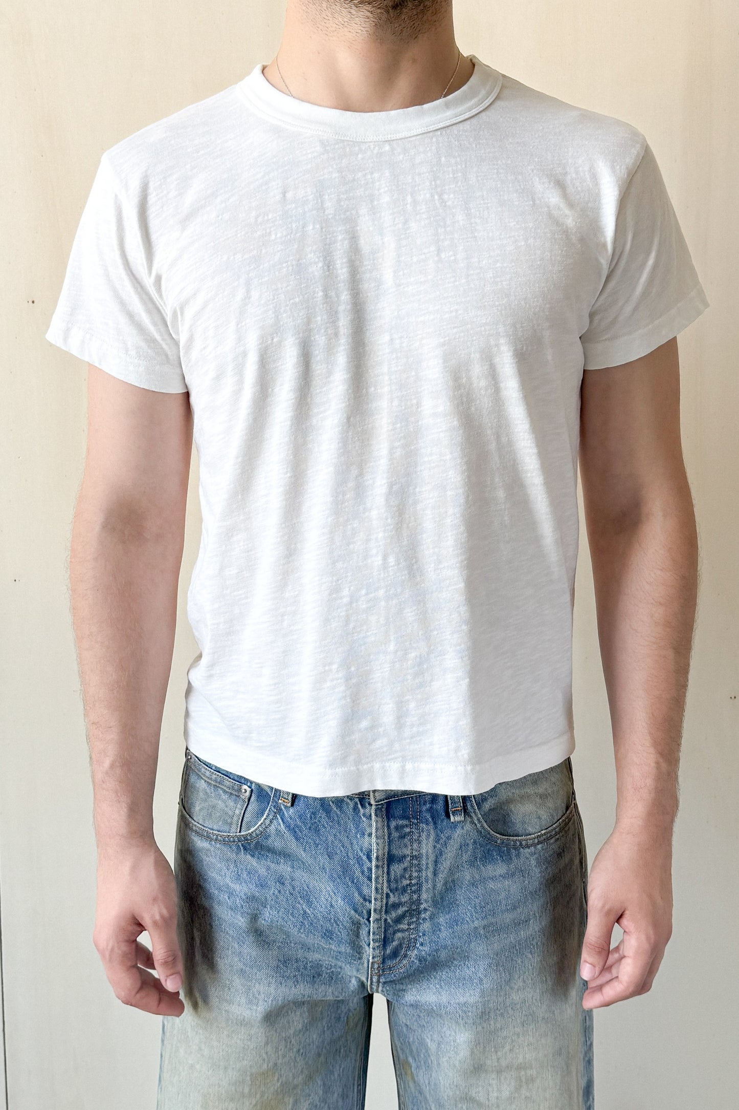 Slub T-shirt - White