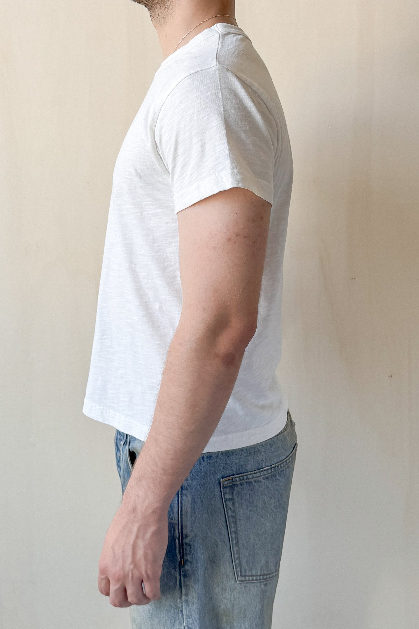 Slub T-shirt - White